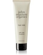 John Masters Organics Rose & Apricot Hair Milk mleko brez spiranja za suhe konice las 118 ml