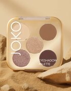 JOKO Eyeshadow Palette paleta senčil za oči 5 barv odtenek Sparkling Sands 7 g