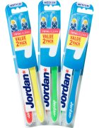 Jordan Total Clean Medium 2 pack zobna ščetka 2 kos