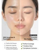 JUNG SAEM MOOL Essential Skin Nuder Cushion posvetlitvena podlaga nadomestno polnilo odtenek Medium Deep 14 g