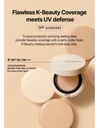 JUNG SAEM MOOL Skin Nuder Cover Layer Cushion vlažilni make-up v gobici + nadomestno polnilo odtenek Medium Deep 2x14 g