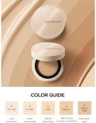JUNG SAEM MOOL Skin Nuder Cover Layer Cushion vlažilni make-up v gobici + nadomestno polnilo odtenek Medium Deep 2x14 g