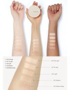 JUNG SAEM MOOL Skin Nuder Cover Layer Cushion vlažilni make-up v gobici + nadomestno polnilo odtenek Medium Deep 2x14 g