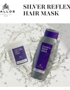 Kallos Coloring Hair Mask Silver Reflex maska za lase za nevtralizacijo rumenih odtenkov 1000 ml