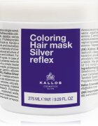 Kallos Coloring Hair Mask Silver Reflex maska za lase za nevtralizacijo rumenih odtenkov 275 ml