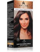 Kallos Glow Lasting Cream Colour permanentna barva za lase odtenek Mahogany Brown 60 ml
