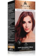 Kallos Glow Lasting Cream Colour permanentna barva za lase odtenek Tizian Red 60 ml