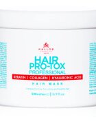 Kallos Hair Pro-Tox maska za šibke in poškodovane lase s kokosovim oljem hialuronsko kislino in kolagenom 500 ml