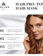 Kallos Hair Pro-Tox maska za šibke in poškodovane lase s kokosovim oljem hialuronsko kislino in kolagenom 500 ml