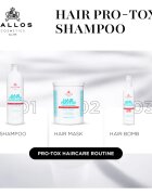 Kallos Hair Pro-Tox šampon s keratinom za suhe in poškodovane lase 500 ml