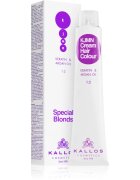 Kallos KJMN Professional Cream Hair Colour Keratin & Argan Oil barva za lase odtenek 12.20 Special Ultra Violet Blond 100 ml