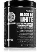 Kaypro Black To White Anti Yellow/Orange Bleaching Powder posvetlitveni puder za lase za profesionalno uporabo 500 g