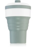 KidPro Collapsible Mug skodelica s slamico Grey 1 kos