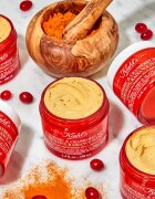 Kiehl's Turmeric & Cranberry Seed Energizing Radiance Mask posvetlitvena maska za obraz za vse tipe kože vključno z občutljivo kožo 100 ml