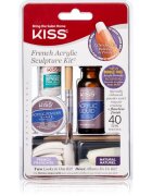 KISS French Acrylic Sculpture Kit set za francosko manikiro 40 kos