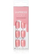 KISS imPRESS Color Short umetni nohti Pretty Pink 30 kos