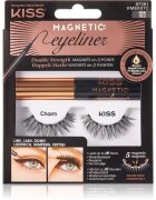 KISS Magnetic Eyeliner & Eyelash Kit magnetne trepalnice 07 Charm 1 par