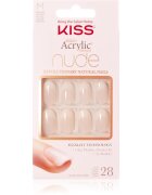 KISS Nude Nails Graceful umetni nohti medium 28 kos