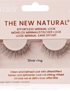 KISS The New Natural Effortless Minimal Look umetne trepalnice Silver Ring 1 par