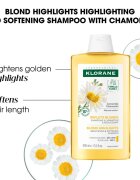 Klorane Chamomile šampon za blond lase 400 ml