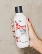 KMS All Smooth Shampoo šampon za glajenje las za močne grobe in suhe lase 300 ml