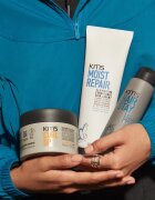KMS Hair Stay Dry Oil Hairspray suho oljno pršilo z lahkim utrjevanjem 75 ml