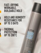 KMS Hair Stay Working Hairspray lak za lase za obremenjene lase 75 ml