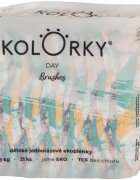 Kolorky Day Brushes ekološke plenice za enkratno uporabo velikost M 5-8 Kg 21 kos