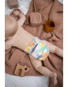 Kolorky Day Brushes ekološke plenice za enkratno uporabo velikost S 8-13 Kg 19 kos
