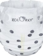 Kolorky Deluxe Velvet Dots ekološke plenice za enkratno uporabo velikost L 8-13 kg 19 kos