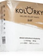 Kolorky Deluxe Velvet Pants Wild hlačne plenice za enkratno uporabo velikost L 8-13 Kg 19 kos