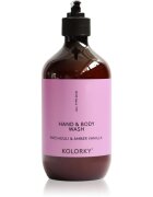 Kolorky Hand & Body Wash gel za umivanje za roke in telo Patchouli &Amber Vanilla 490 ml