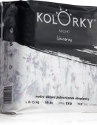 Kolorky Night Unicorn ekološke plenice za enkratno uporabo za popolno zaščito ponoči velikost L 8-13 Kg 19 kos