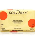 Kolorky Wet Wipes Hamamelis otroški nežni vlažni robčki 60 kos