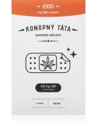 Konopný táta Patches 1000 mg CBD grelni obliž s CBD-jem 10 kos