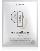 KORIKA FermentBeauty Hydrating Face Sheet Mask with Fermented Yogurt and Hyaluronic Acid vlažilna maska iz platna s fermentiranim jogurtom in hialuron