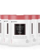 KORIKA FermentBeauty Set of 5 Anti-wrinkle Face Sheet Masks with Fermented Wine and Hyaluronic Acid set mask za obraz po znižani ceni