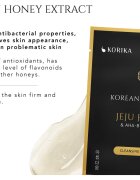 KORIKA Korean Heritage Jeju Honey & AHA-BHA Complex Cleansing Sheet Mask maska iz platna s čistilnim učinkom 25 g