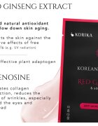 KORIKA Korean Heritage Red Ginseng & Adenosine Anti-aging Sheet Mask maska proti gubam iz platna 25 g