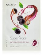 KORIKA SuperFruits Acai Berry - Set of 5 Anti-pollution Face Sheet Masks set mask za obraz po znižani ceni Acai berry