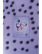 KORIKA SuperFruits Blueberry - Set of 5 Detoxifying Face Sheet Masks set mask za obraz po znižani ceni z razstrupljevalnim učinkom Blueberry
