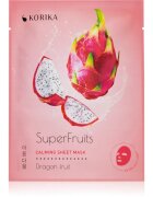 KORIKA SuperFruits Dragon Fruit - Set of 5 Calming Face Sheet Masks set mask za obraz po znižani ceni s pomirjajočim učinkom Dragon fruit