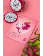 KORIKA SuperFruits Dragon Fruit - Set of 5 Calming Face Sheet Masks set mask za obraz po znižani ceni s pomirjajočim učinkom Dragon fruit