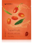 KORIKA SuperFruits Goji Berry - Set of 5 Anti-aging Face Sheet Masks set mask za obraz po znižani ceni s pomlajevalnim učinkom Goji berry