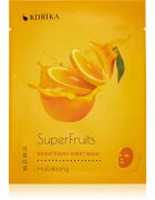 KORIKA SuperFruits Hallabong - Set of 5 Brightening Face Sheet Masks set mask za obraz po znižani ceni za osvetlitev kože Hallabong