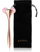 KORIKA Tools 3D Face Roller Rose Jade Stone valjček za masažo za obraz Rose Jade Stone