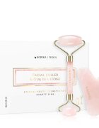 KORIKA Tools Face Roller & Gua Sha valjček za masažo za obraz in pripomoček za masažo Quartz Pink