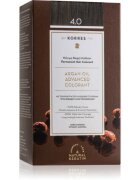 Korres Argan Oil permanentna barva za lase z arganovim oljem odtenek 4.0 Brown 50 ml