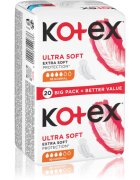 Kotex Ultra Soft Normal vložki 20 kos