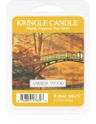 Kringle Candle Amber Wood vosek za aroma lučko 64 g